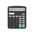 12-Digit Solar and Battery Dual Power Portable Desktop Calculator for Home Office School Accounting