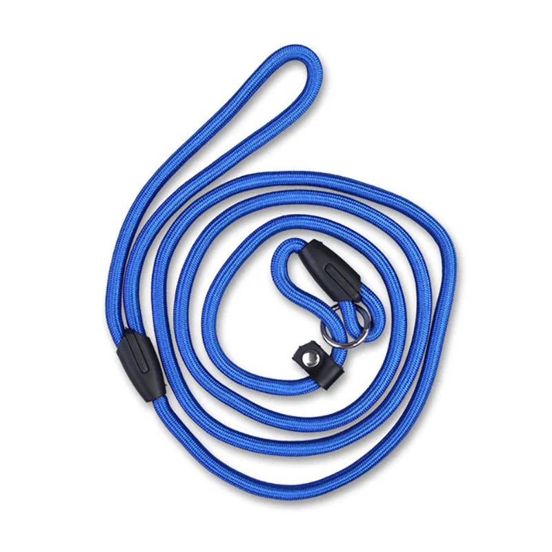 Adjustable Nylon Rope Dog Leash – 130 cm / 51 in Training Lead, Collar-Style Leash for Small/Medium/Large Dogs (S/M/L)