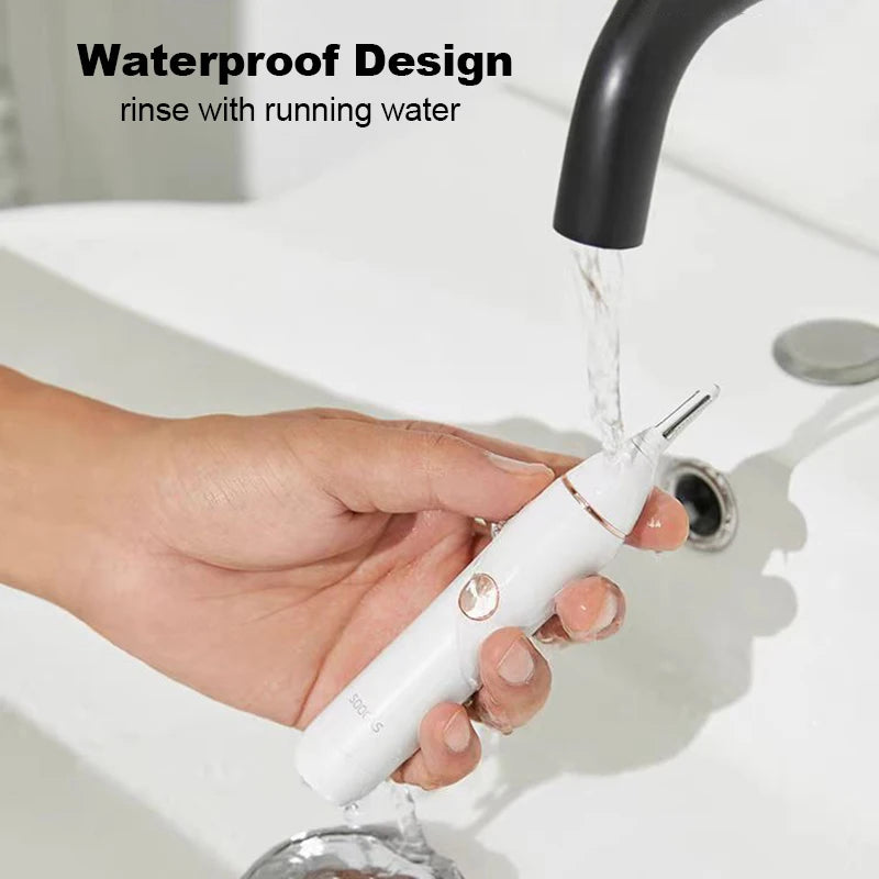 Electric Nose, Ear & Eyebrow Hair Trimmer for Men — Waterproof Battery-Operated Painless Groomer
