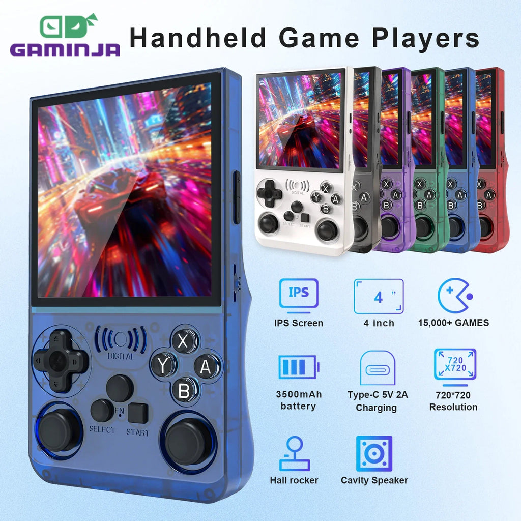 Retro Handheld Gaming Console 15,000+ Games Built-in Linux 4.0-Inch (10.16 cm) IPS Pocket Console