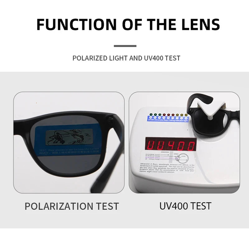 Polarized UV400 Sunglasses for Men & Women — Classic Fishing, Driving & Outdoor Hiking Shades