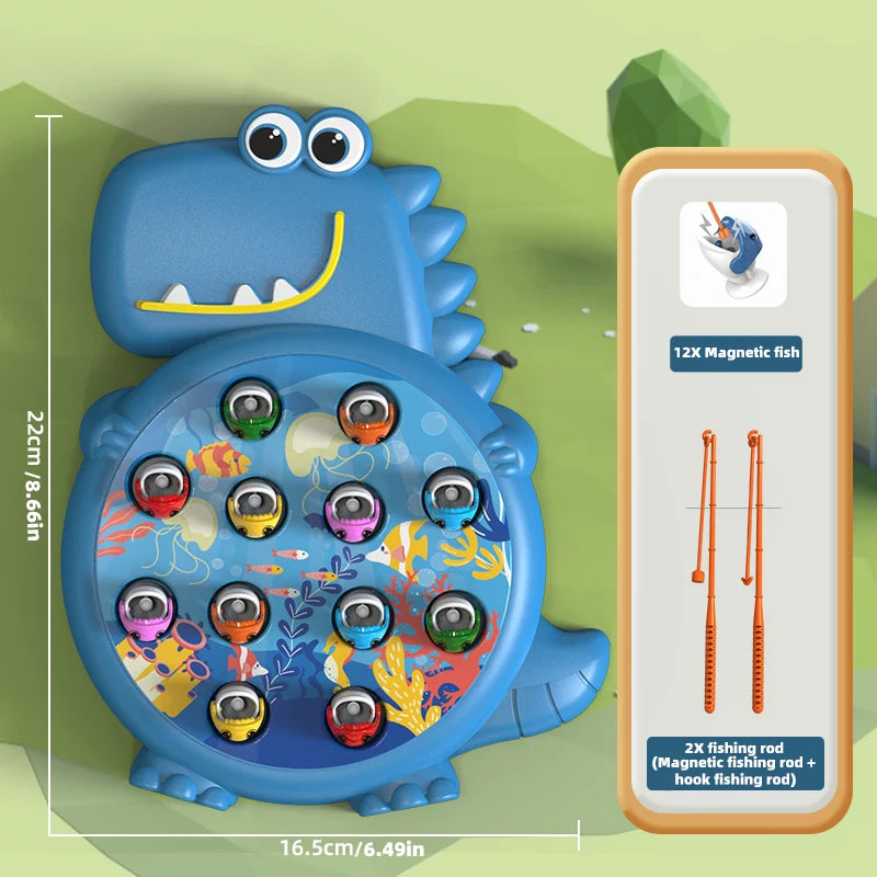 Magnetic Fishing Toy Set for Kids, Educational Montessori Game & First Birthday Gift for Boys and Girls
