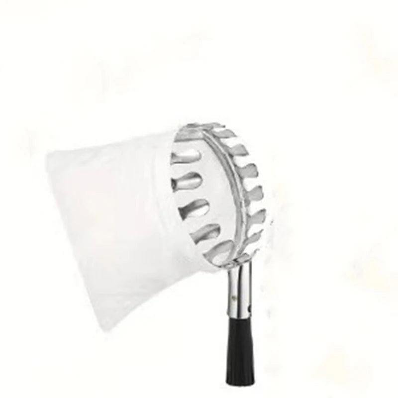 Telescopic Fruit Picker Pole 1.6/2.4/3.2/4M (5.2/7.9/10.5/13.1 ft) Stainless Steel Orchard & Garden Picking Tool