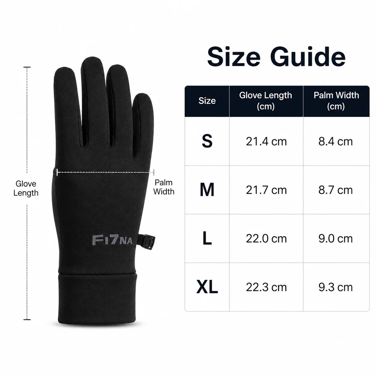 Unisex Touchscreen Winter Gloves — Fleece-Lined, Windproof & Water-Resistant Running Gloves for Cycling and Driving