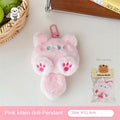 Plush Cat Keychain Bag Charm – Cute Cat Doll Pendant for Backpack, Purse and Car Mirror, Gift for Girls & Couples