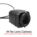 4K 8MP USB Camera – 5–50mm Varifocal Lens, 30fps UVC Plug-and-Play Webcam for PC Live Streaming & Teaching