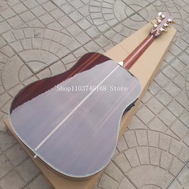 41-Inch (104 cm) Acoustic-Electric Guitar, Solid Spruce Top, Rosewood Fingerboard, 20 Frets, 6-String