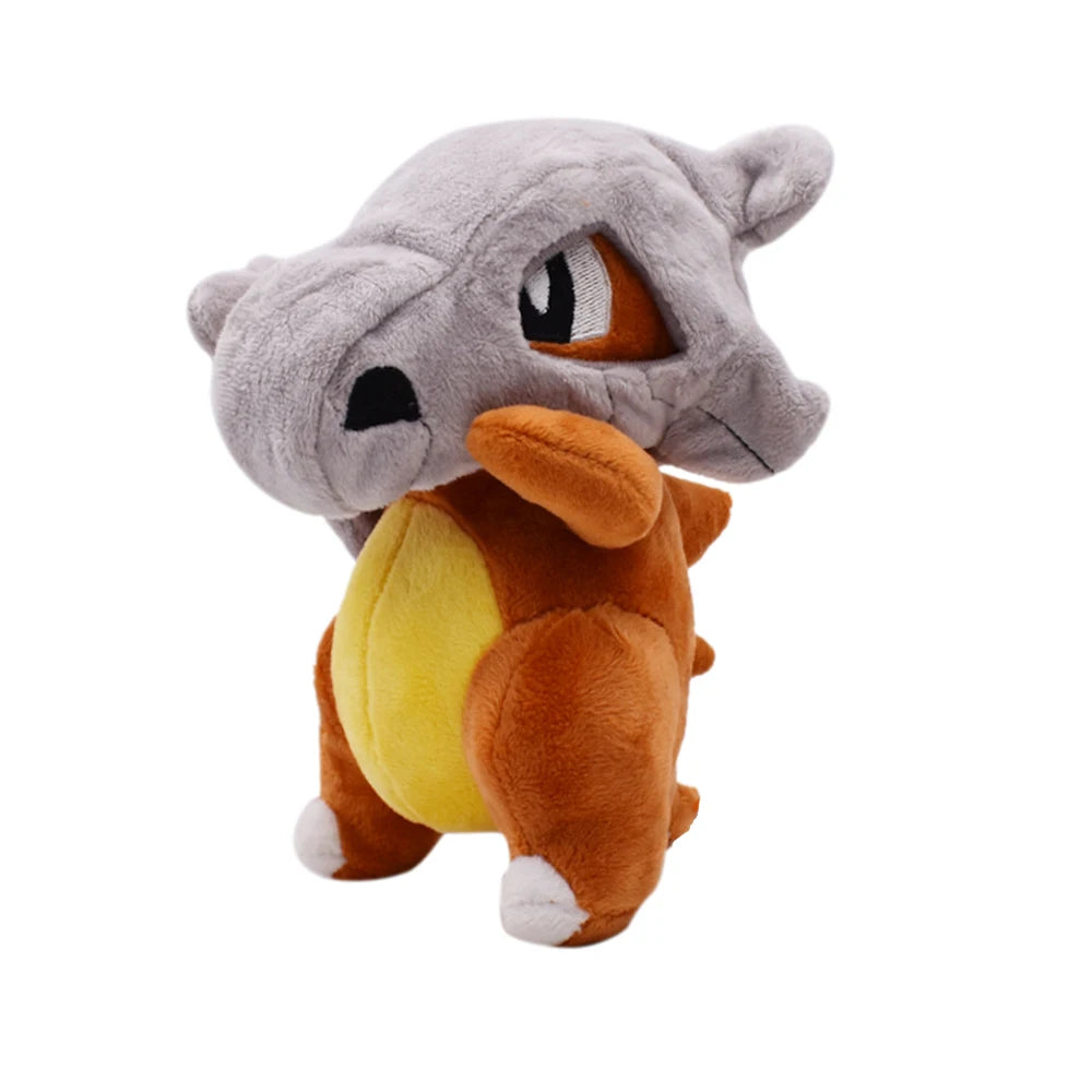 Cubone Plush Doll - 6.9 in (17.5 cm) Cartoon Game Stuffed Toy, Soft Birthday Gift