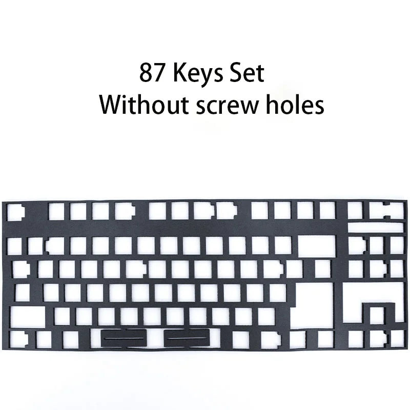 Poron Sandwich Foam Keyboard Dampening Pads — Soft Sound-Absorbing Switch Dampeners for 60/61/63/64/68/75/84/87/96/98/100/104/108-Key Layouts