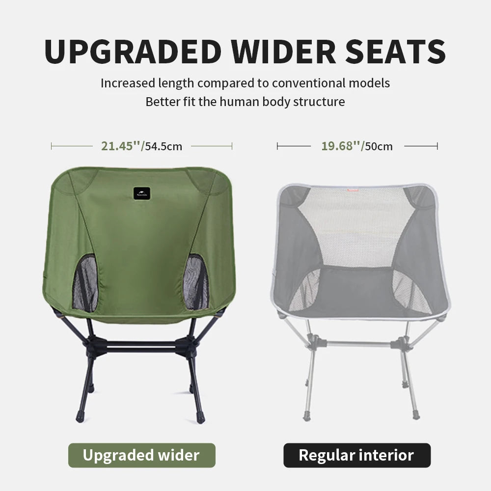 Folding Moon Camping Chair – Lightweight Portable Outdoor Travel & Picnic Chair