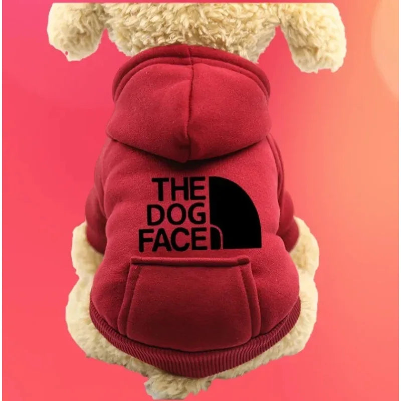 Autumn Winter Cowboy Pocket Two-Leg Pet Sweater Windproof Sports Jacket for Dogs & Cats