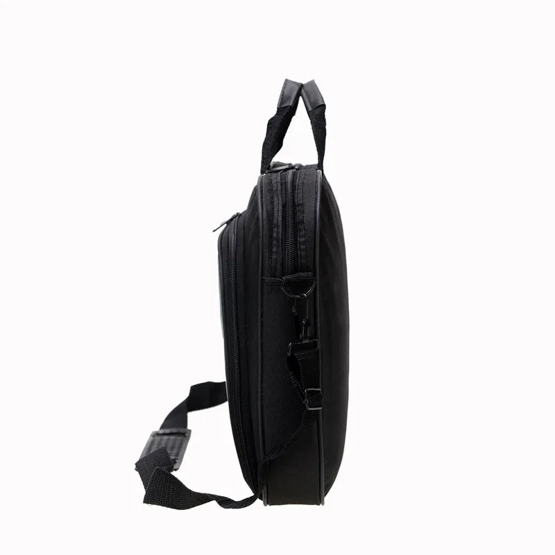 15.6-inch / 17-inch (41×30×7 cm / 45×34×7 cm) Nylon Laptop Briefcase – Large Capacity Handheld, Shoulder & Crossbody Messenger Bag