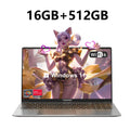 16.1-inch (41 cm) Full HD 1920x1080 Gaming Laptop — 8-Core Mobile CPU, 16GB DDR4 RAM, 512GB NVMe SSD, Backlit Keyboard, Wi‑Fi 6