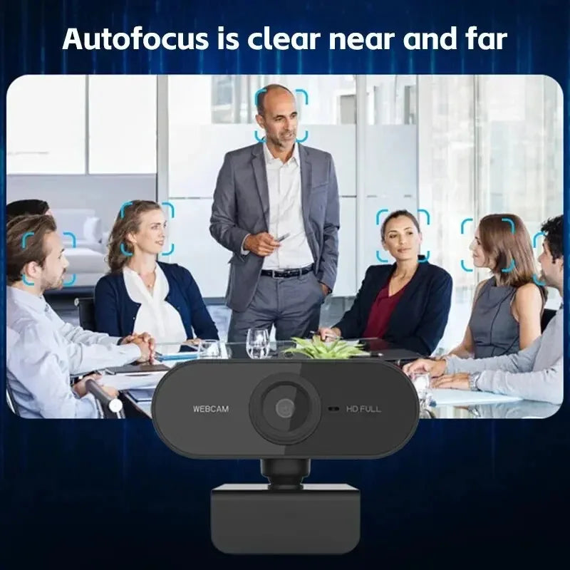 4K USB Webcam with Autofocus and Built-In Microphone 3840x2160 30fps for PC Laptop Streaming & Video Calls
