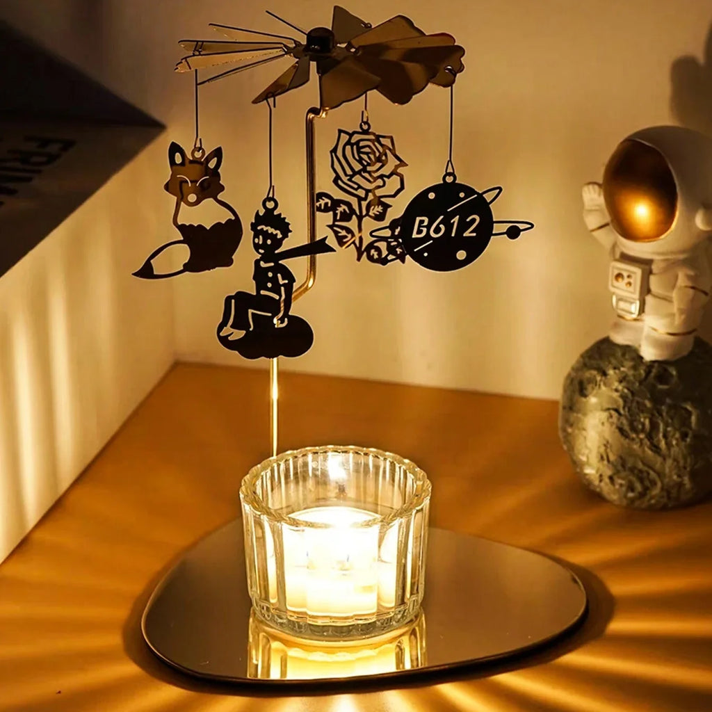 2-Pack Clear Glass Tealight Candle Holders – Small Mini Candlestick Table Centerpiece for Wedding, Home & Party
