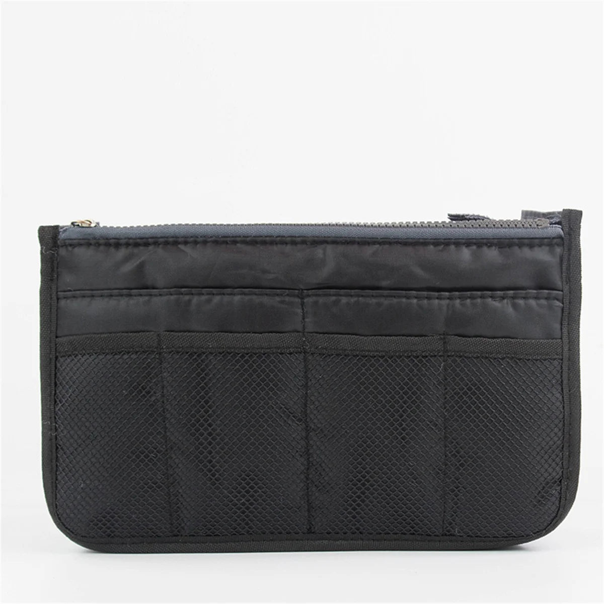 Multifunctional Bi-Fold Makeup and Toiletry Organizer Bag, Double Zipper Large Capacity