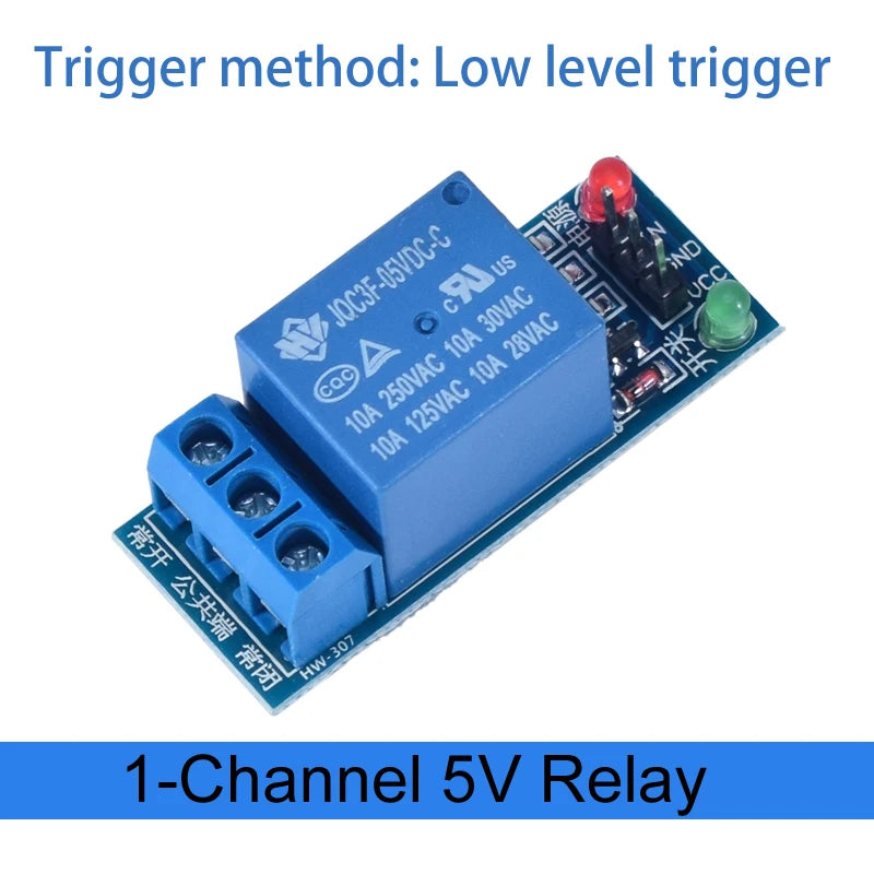 1/2/4/6/8-Channel DC Relay Module Board Shield with Optocoupler — 5V/12V/24V High & Low Level Trigger for Arduino Raspberry Pi