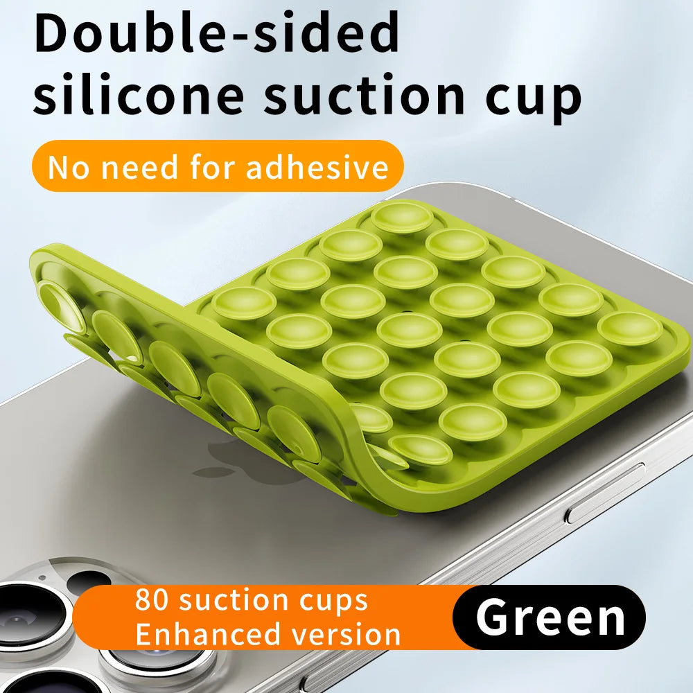 Double-Sided Silicone Suction Cup Phone Mount – Universal Anti-Slip Car Dashboard & Windshield Holder
