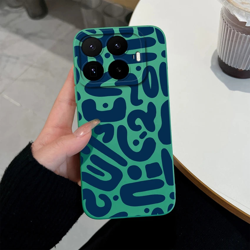 Liquid Silicone Phone Case for Xiaomi 17T / 17T Pro — Vibrant Fruit Print Soft Shell, Anti-Fingerprint Shockproof Bumper