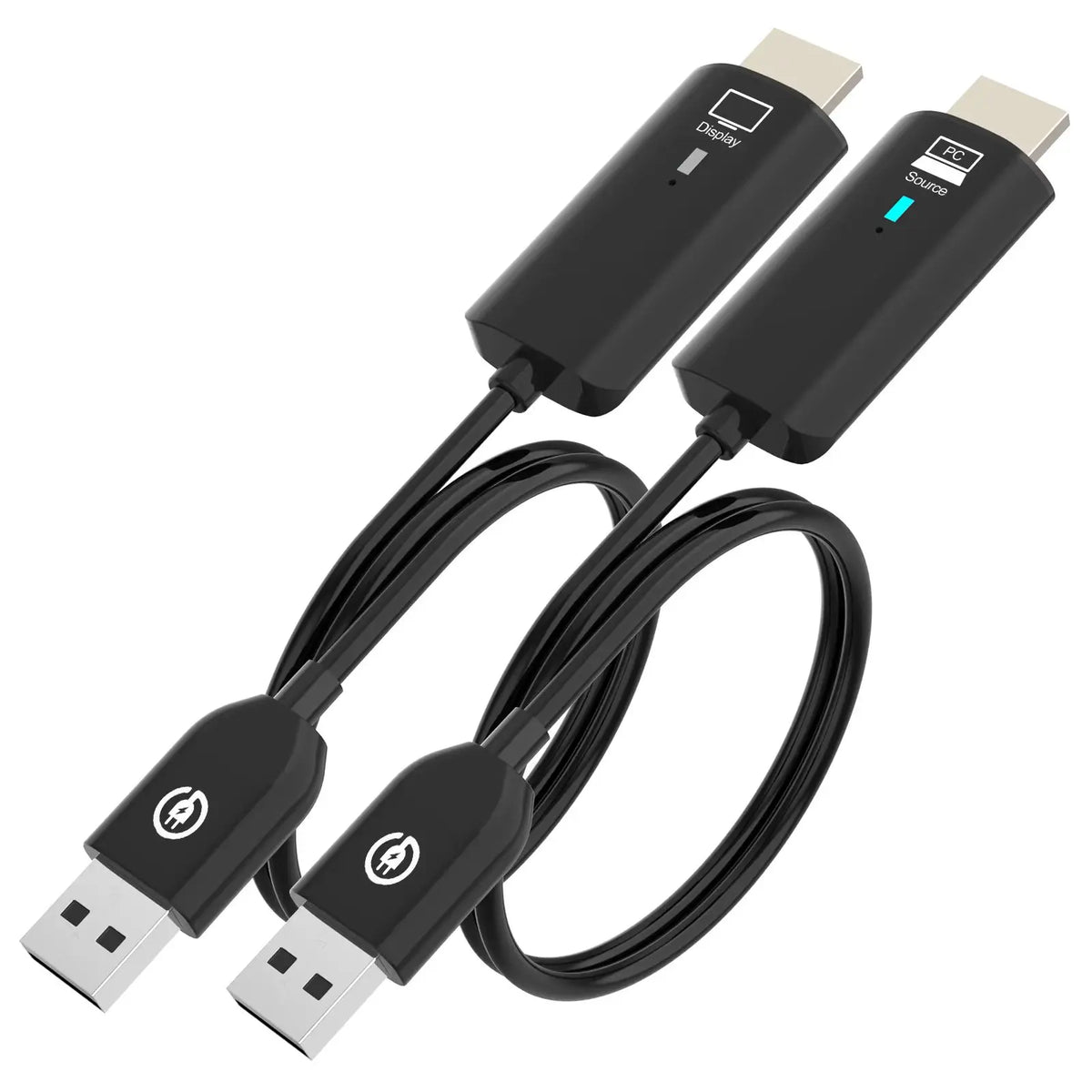 Wireless HDMI Extender 30m (98ft) Transmitter & Receiver 1080p60 Plug-and-Play for PC TV Monitor Projector Camera