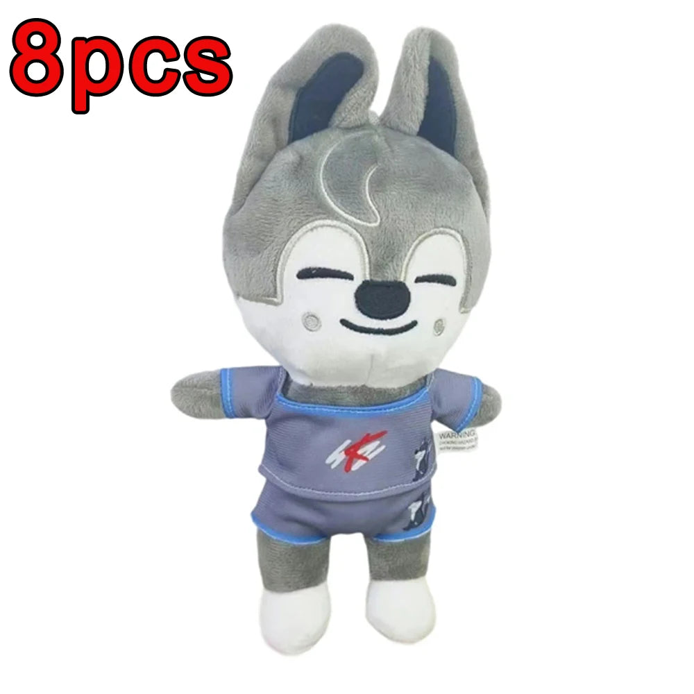Kawaii 23 cm (9.1 in) Plush Stuffed Animal, Cute Cartoon Companion Toy & Room Decor Gift
