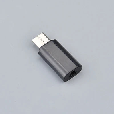 USB-C to 3.5mm Headphone Adapter – Type-C Male to 3.5mm Female Audio Converter for Phones & Tablets