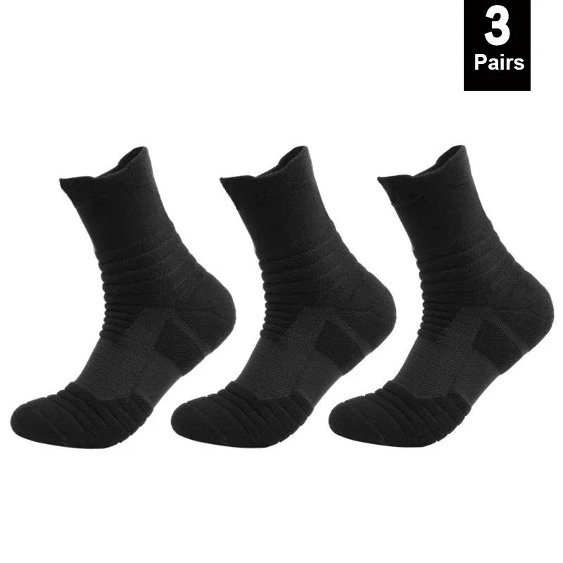 Anti-Slip Cotton Sports Socks for Men & Women – Breathable, Odor-Resistant Soccer & Basketball Low Tube Socks, Fits EU 39–45