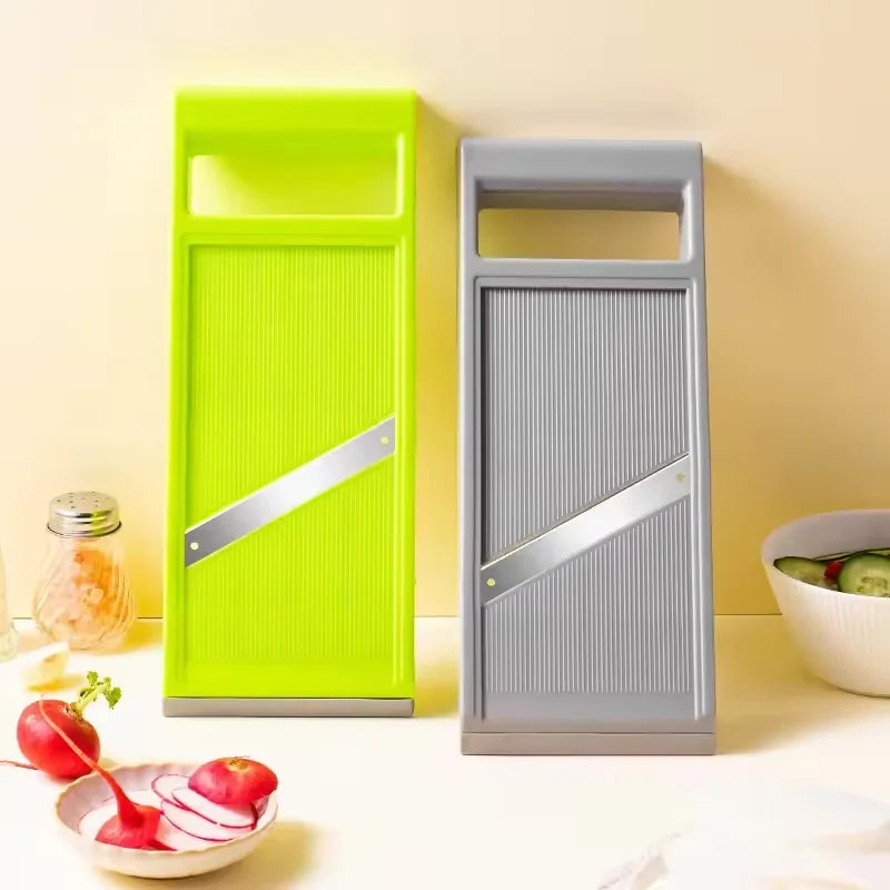 Jumbo Vegetable Slicer and Chopper - Multi-Function Potato French Fry Cutter with Peeler