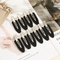 12-Pack Rhinestone and Pearl Leaf Hair Clips – Sparkling Bridal & Party Hairpins