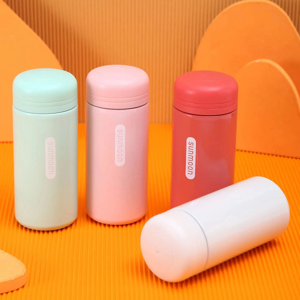 Mini Stainless Steel Vacuum Thermos 150ml (5oz) - Leak-Proof Portable Travel Bottle