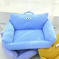 Winter Warm Pet Sofa Bed — Plush Kennel Cushion for Small Dogs & Cats