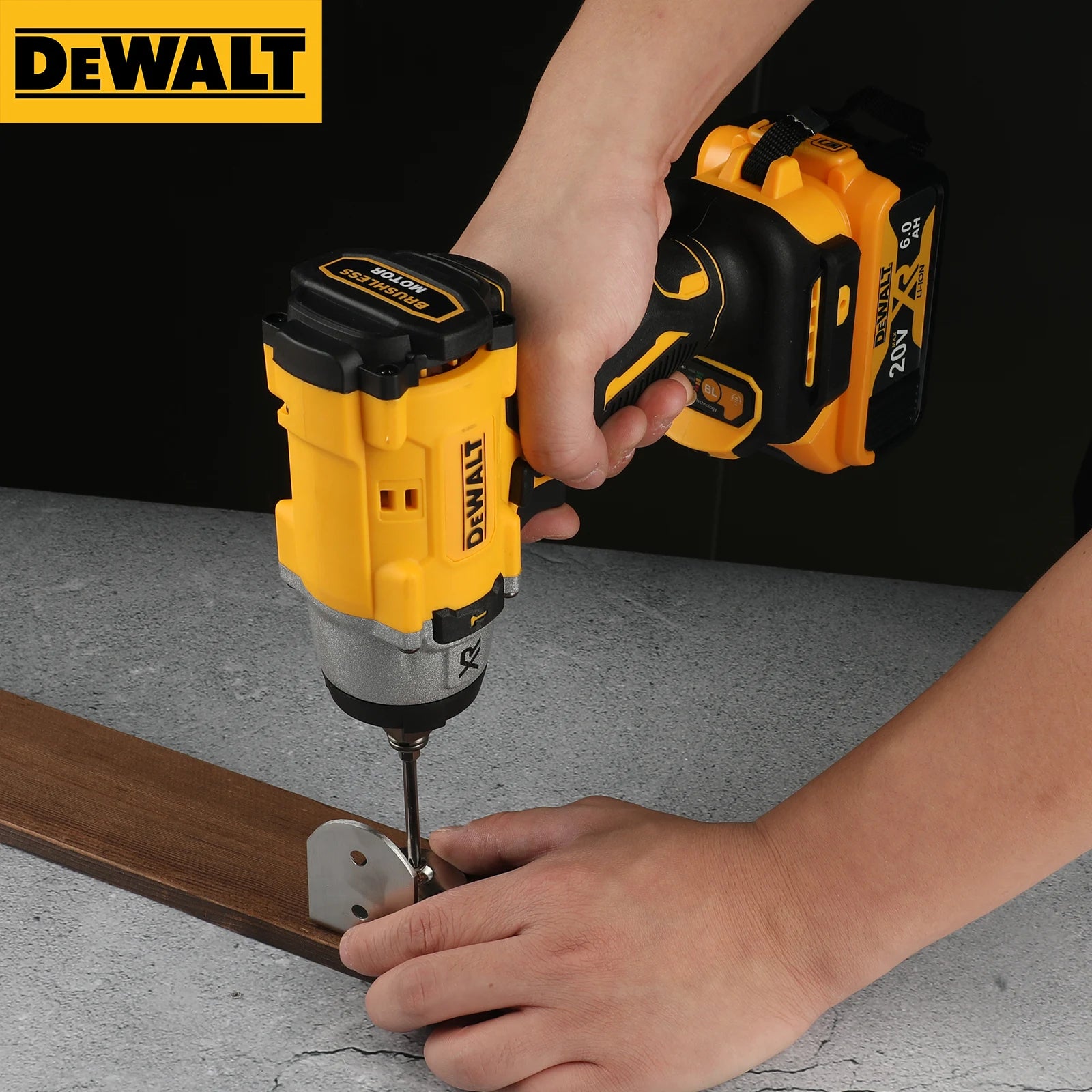 20V Cordless Brushless 1/2-Inch (12.7 mm) Impact Wrench, Variable Speed, Detent Pin Anvil, Bare Tool (Battery Not Included)