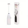Handheld Electric Milk Frother & Mini Egg Beater Battery-Powered Coffee Mixer