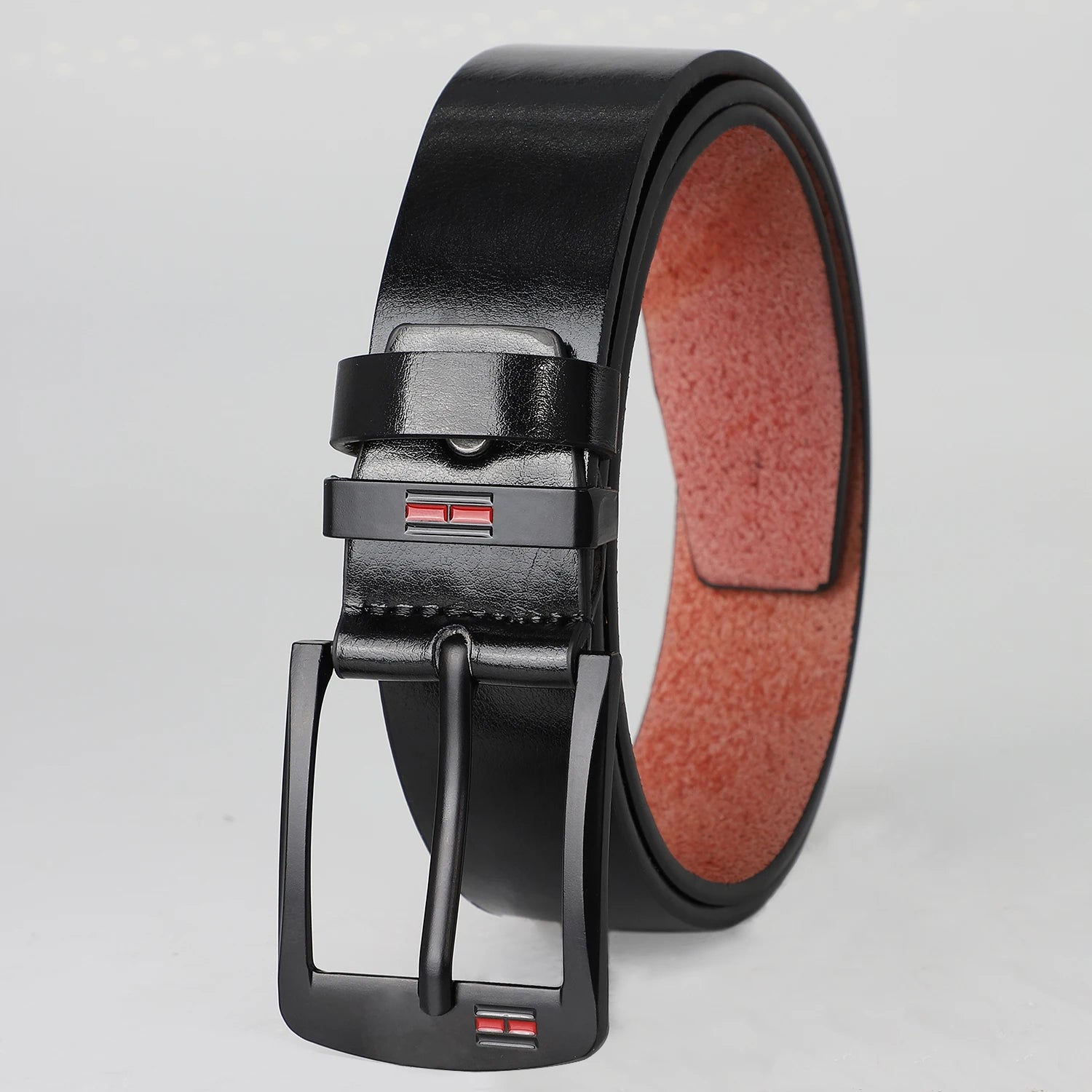 Men's PU Leather Belt with Metal Buckle 1.5 in (3.8 cm) Casual & Business Jeans Belt