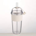 Insulated Flip Straw Bottle — 430ml (14oz) & 630ml (21oz) Leak‑Proof Travel Water Bottle for Coffee, Sports & Work