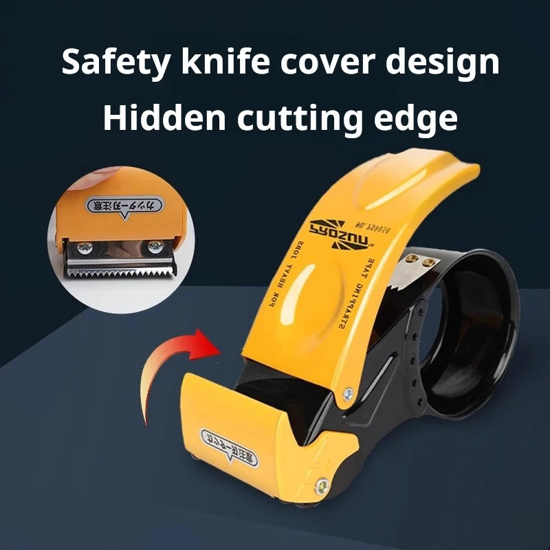Heavy Duty Metal Packaging Tape Dispenser Handheld Packing Tape Gun for Shipping and Moving