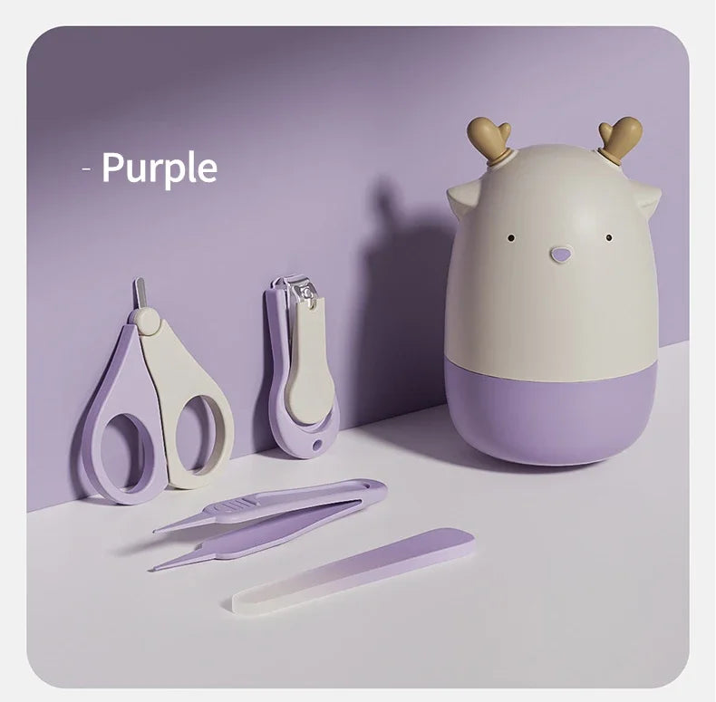 Baby Nail Care Kit – Newborn Safety Scissors, Anti-Clip Nail Clippers & Nail Trimmer for Infants