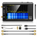 Handheld Spectrum Analyzer 4-inch (10.2 cm) Display 100 kHz–5.3 GHz with 32GB microSD, SMA Antenna & Network LAN Tester