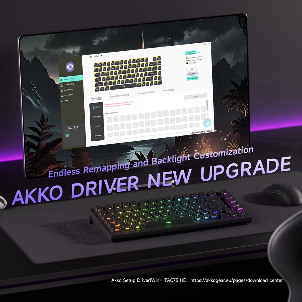 75% Magnetic-Switch Mechanical Gaming Keyboard, 83-Key Hot-Swap Wired - 8K Polling, 0.005mm Rapid Trigger, ARGB