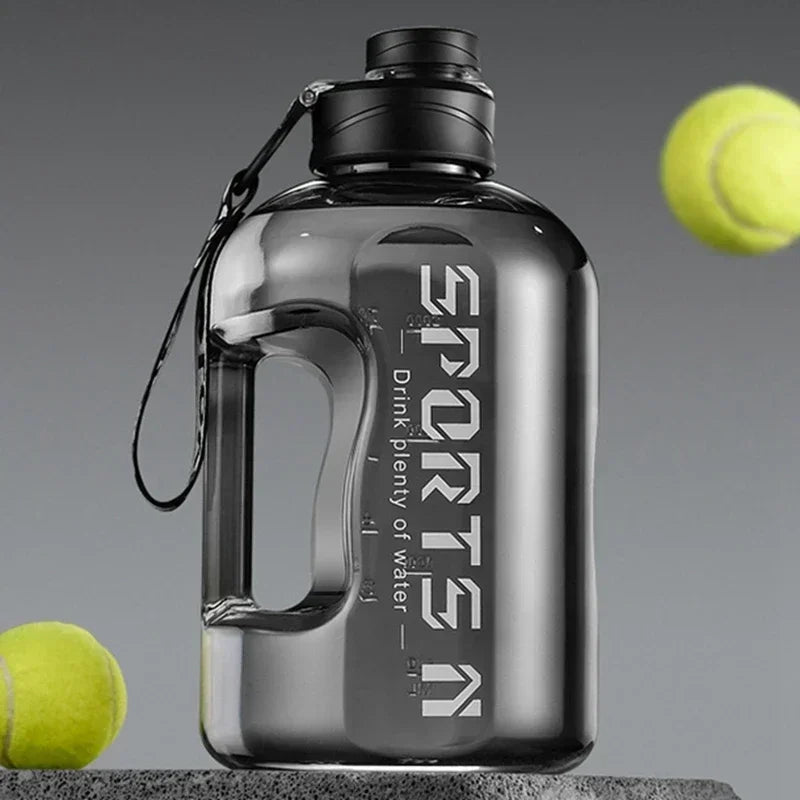 Portable Large Capacity Sports Water Bottle 1.7L (57.5 fl oz) / 2.7L (91.3 fl oz) — Gym, Cycling & Camping