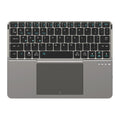 Foldable Bluetooth 5.0 Keyboard with Detachable Touchpad & Phone Holder — Compact 63-Key Wireless Keyboard for Phones, Tablets & Laptops