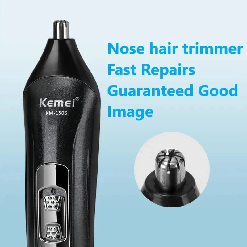 3-in-1 USB Rechargeable Electric Shaver and Hair Trimmer, Portable Nose Trimmer Kit