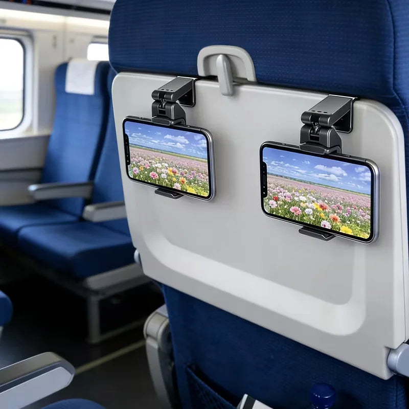 360° Rotating Airplane Phone Holder – Portable Hands-Free Travel & Car Desktop Stand