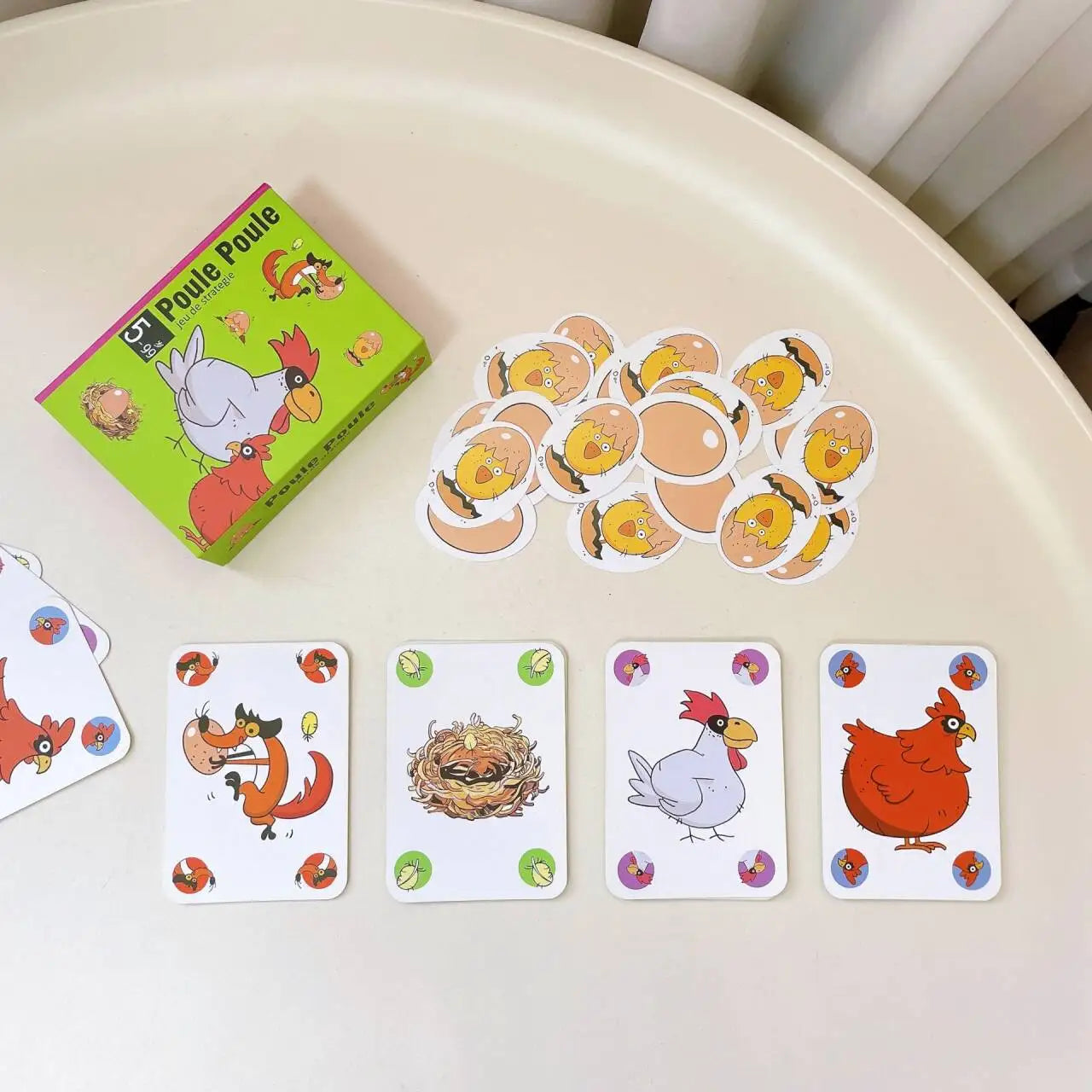 3-Pack Party Card Games – Chicken Chiu Chiu, Drecksau & Piou Piou | Family Kids Card Game Gift