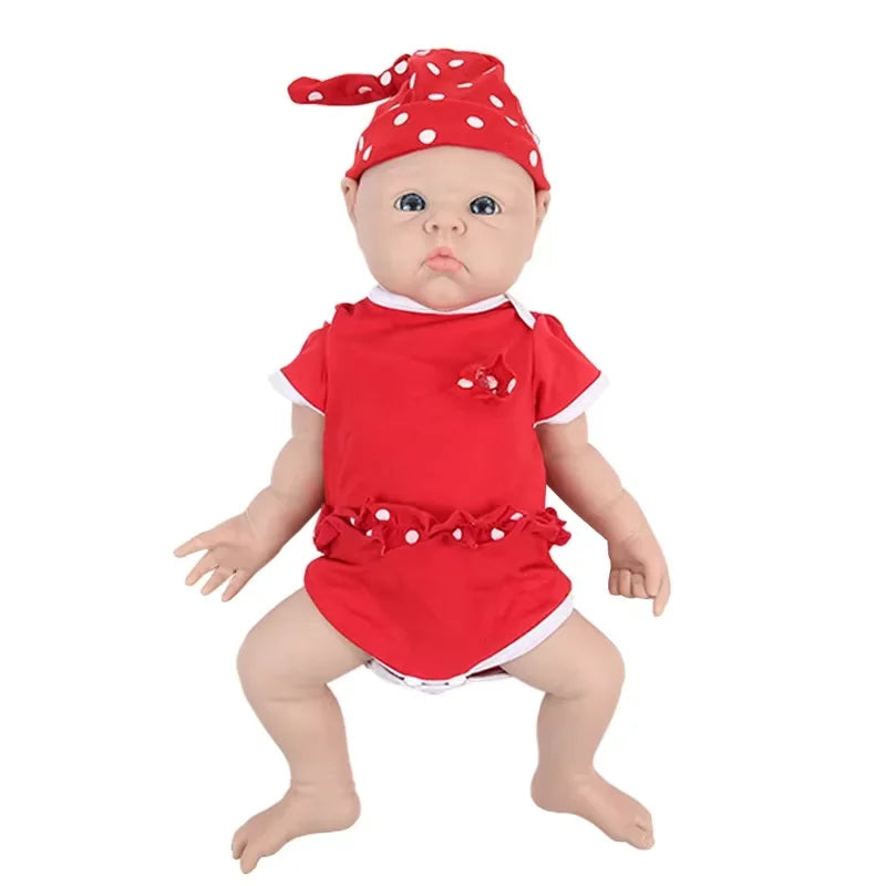 Full Body Medical-Grade Silicone Reborn Baby Doll – Realistic, Weighted & Painted, 28–47 cm (11–18.5 in) – Collectible Gift for Adults & Kids