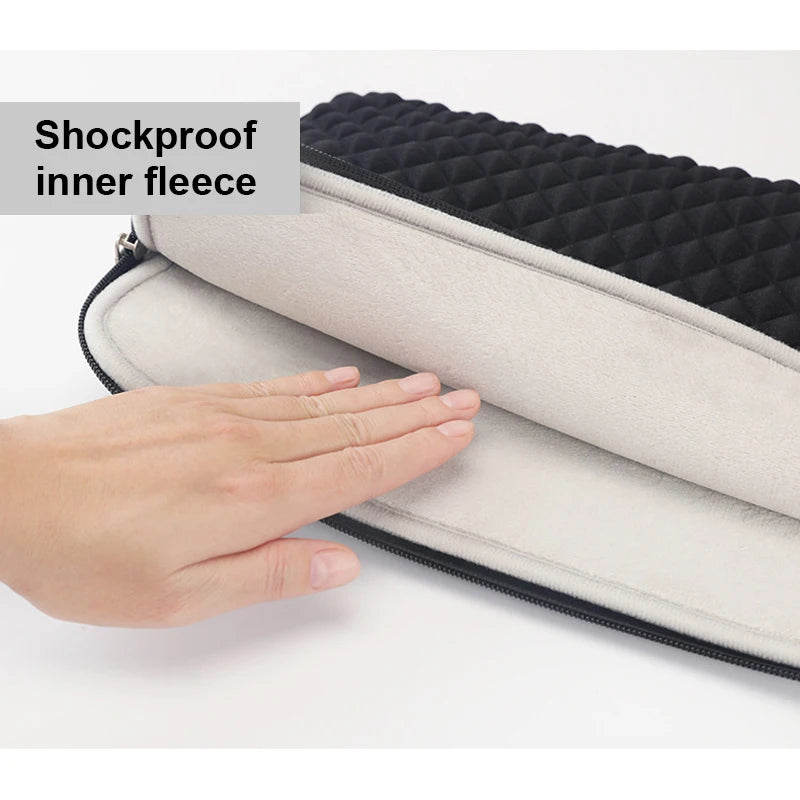 Waterproof Neoprene Laptop Sleeve – Shockproof Lycra Notebook Case, Fits 11–15.6 Inch (28–39.6 cm) Laptops