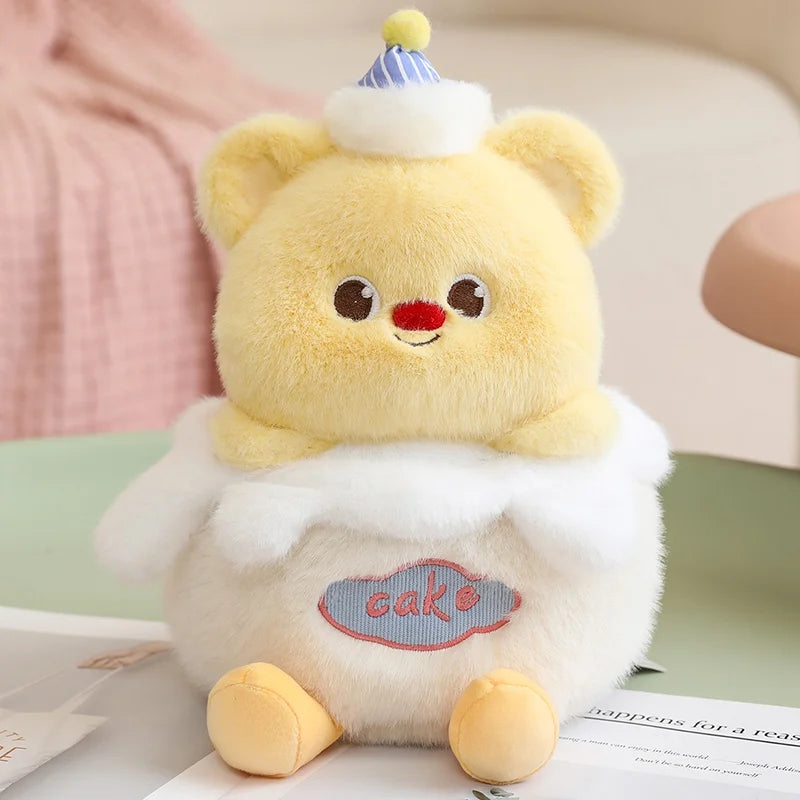 Cartoon Egg and Toast Plush Pillow Breakfast Stuffed Doll Cute Food Plush Gift