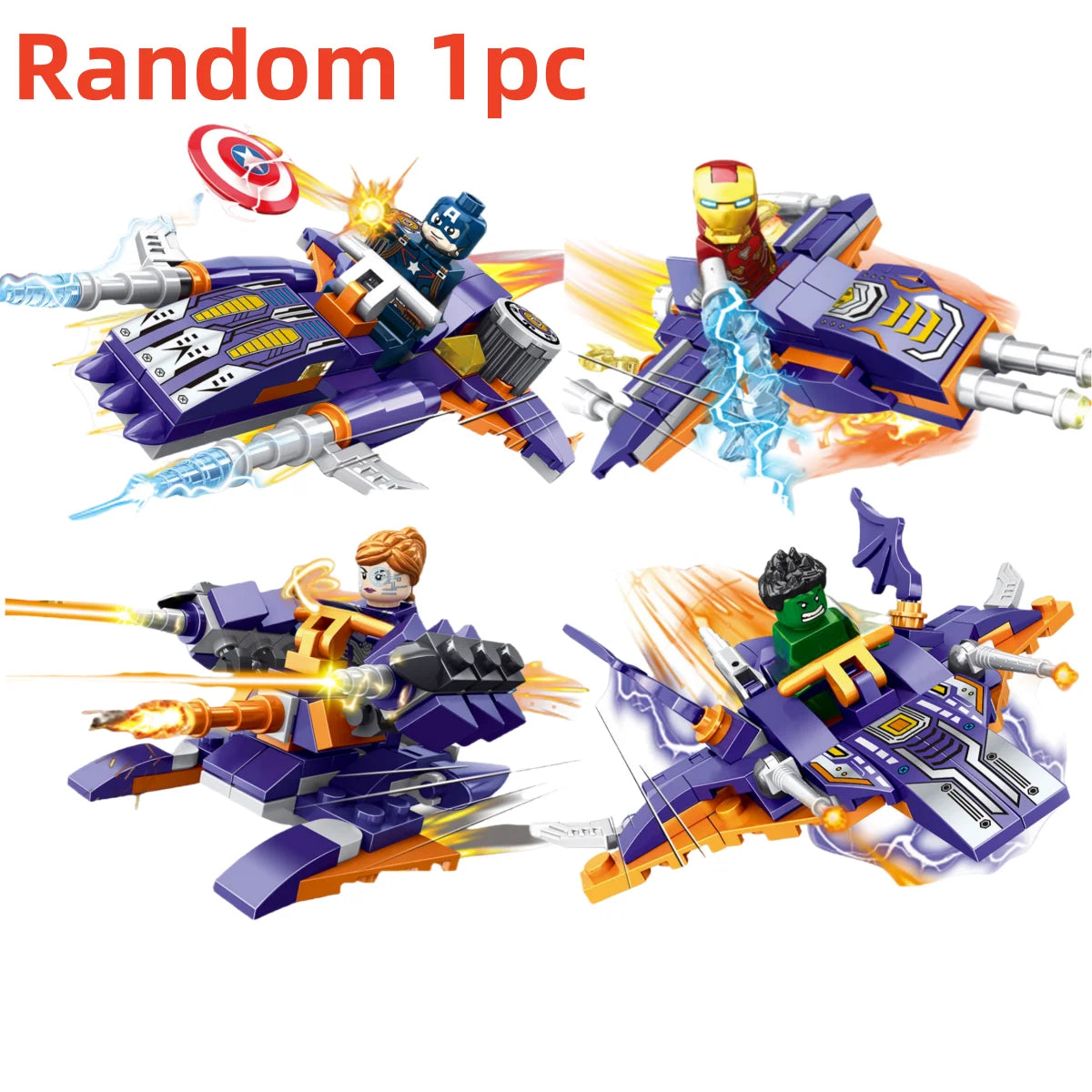 Blind Box Mini Building Block Figures - Spider-Man, Iron Man, Venom, Goblin, Deadpool & More - Collectible Surprise Gift