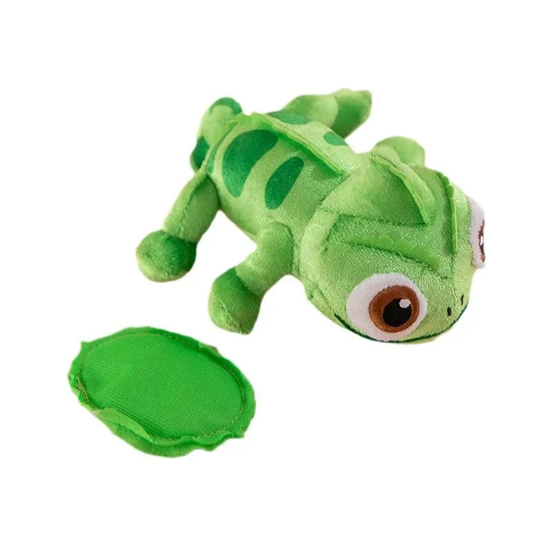 Pascal Rapunzel Chameleon Plush Doll 15 cm (5.9 in) Shoulder Stuffed Animal - Kids Gift