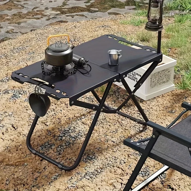 Portable Foldable Camping Picnic Table – Lightweight Compact Outdoor Table, Space-Saving High Load Capacity